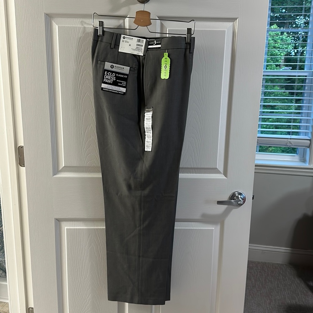 Haggar, 40W X 31L, Gray